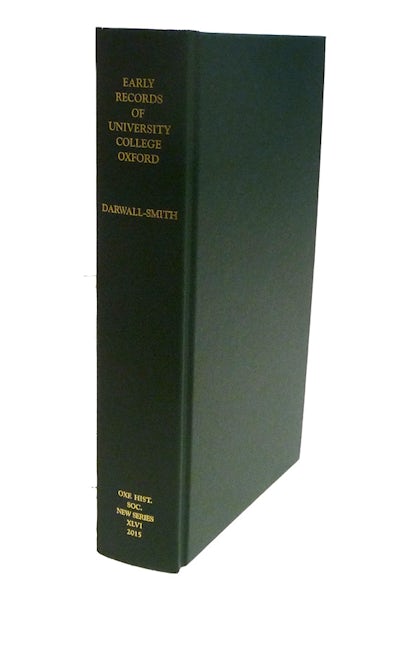 Book cover image for Early Records of University College, Oxford ISBN: 9780904107272